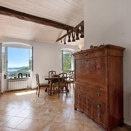 Villa Rustico Con Vista Mare