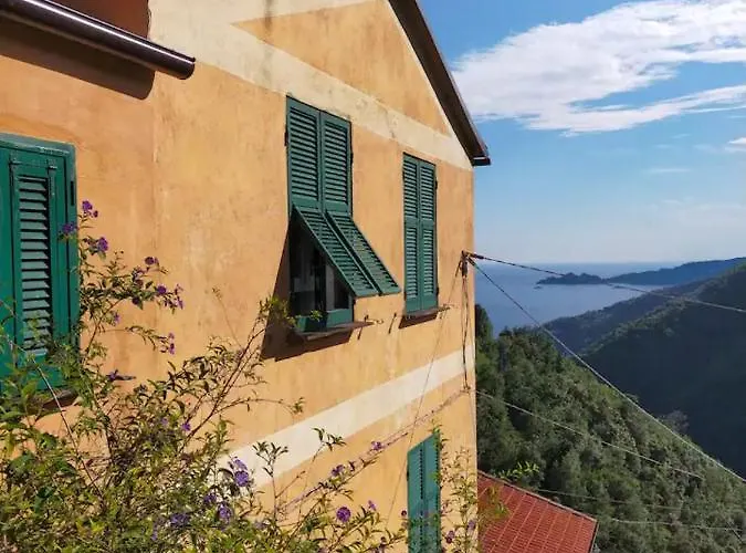 Villa Rustico Con Vista Mare