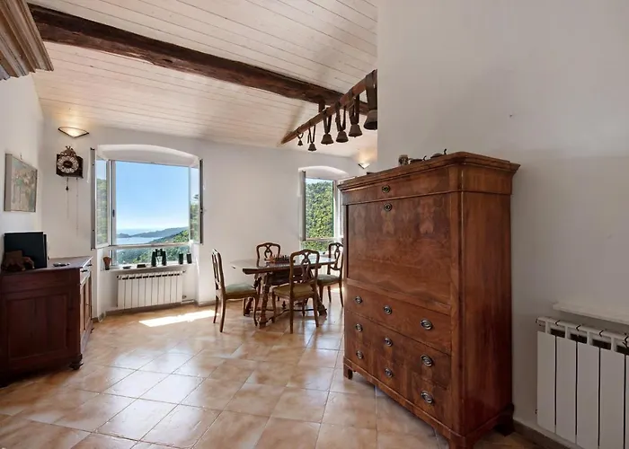 Villa Rustico Con Vista Mare